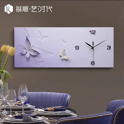 Креативные настенные часы модные карманные с современным художественным