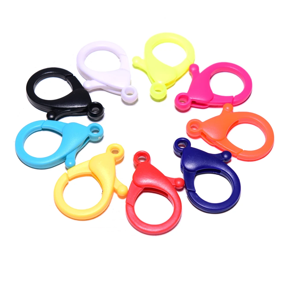 10 шт. пластиковые карабины застежка карабин для ключей кольцо в форме лампы
