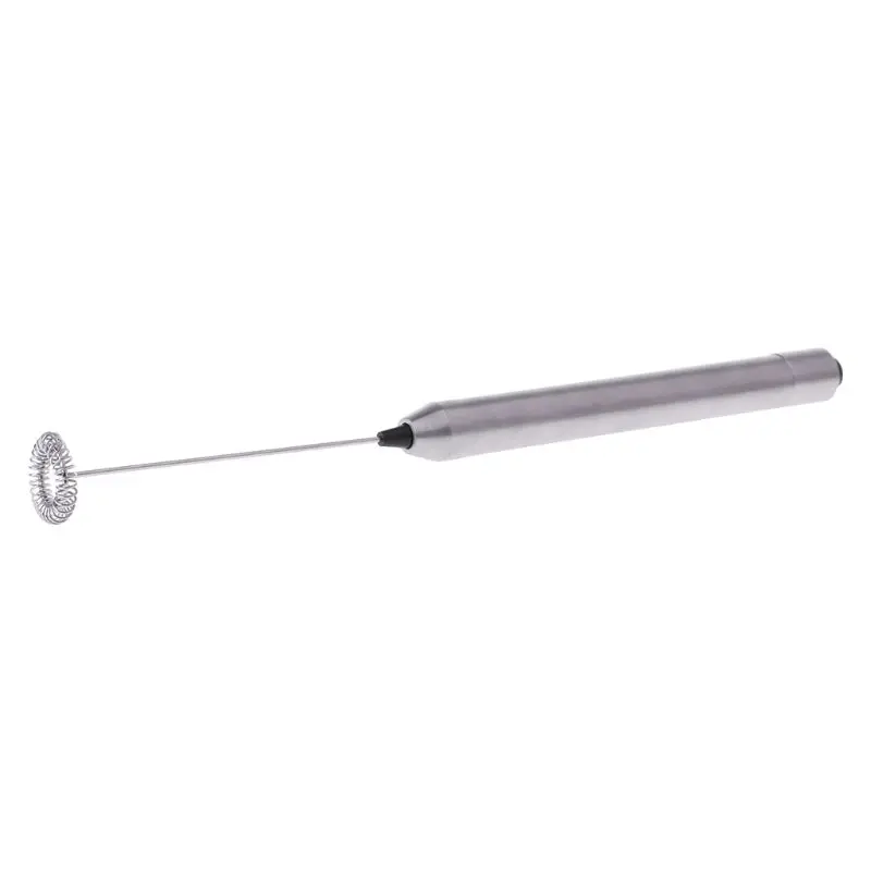 

Electric Handheld Egg Beater Stainless Steel Milk Frother Foamer Kitchen Tools