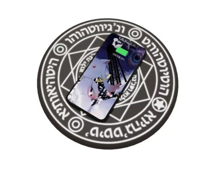 

10w magic array with sound and lighting effect mobile phone wireless charger for iphone oppo xiaomi vivo samsung huawei