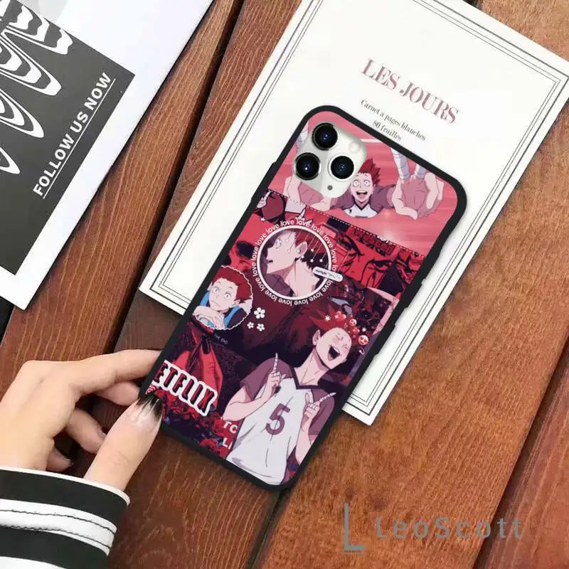 

Haikyuu Hinata attacks Anime Phone Case for iPhone 11 12 pro XS MAX 8 7 6 6S Plus X 5S SE 2020 XR silicone cover funda coque