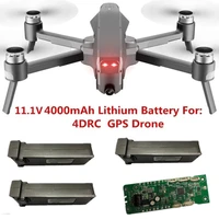 11 1v 4000mah original battery 4k camera propeller maple leaf for 4drc drone rc quadcopter accessories 4drc gps drone spare part
