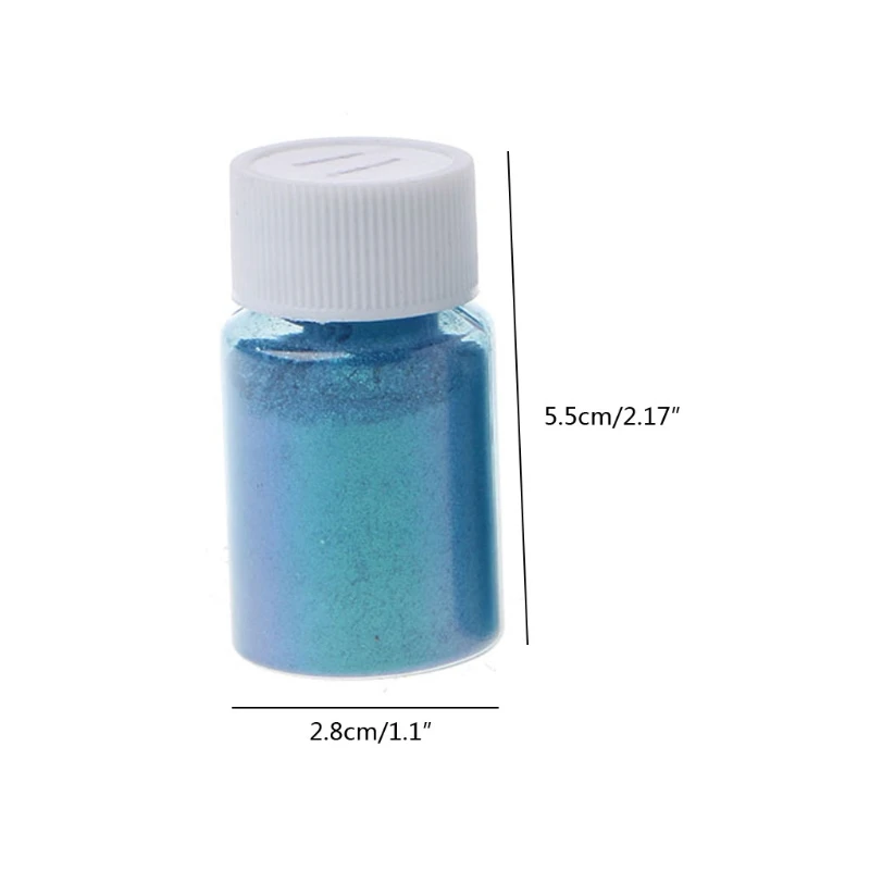 

8 Colors Magic Resin Pigment Rainbow Pearl Powder Colorant Epoxy Mold Glitter Filling Material Manicure Decorations