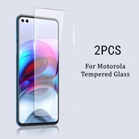 2Pcs Screen Protector For Motorola Moto G100 G200 Glass For Moto Edge Tempered Glass Phone Lens Film For For Moto G100