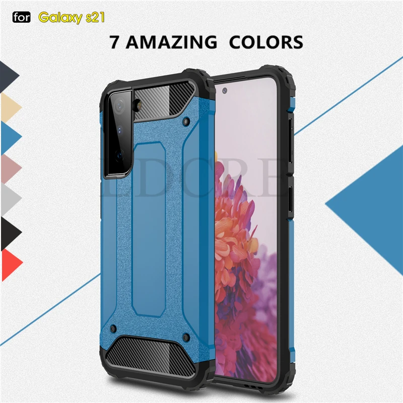 

For Samsung Galaxy S21 FE Case Heavy Hard Armor Rubber Phone Armor Case For Galaxy S21 Plus 5G Cover For Galaxy S21 S21 Ultra 5G