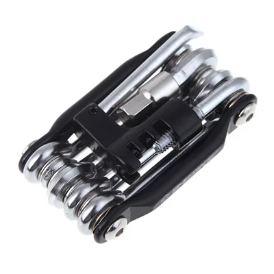 11in1 15 In 1 Bike Tools Bicycle Repairing Set Bike Repair Tool Kit Wrench Screwdriver Chain Carbon steel bicycle Multifunction Tools - Цвет: 11in1