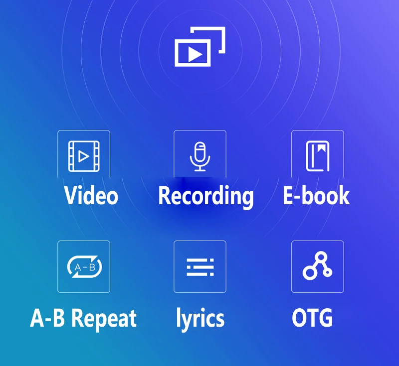 Mp3 плеер bluetooth Сенсорный экран BENJIE A20 Ultra dunne 8 Гб Muziekspeler 1 дюйма Kleurenscherm без потерь HiFi