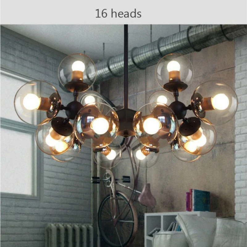 Винтажная круглая Подвесная лампа в стиле индастриал потолочный светильник лофт