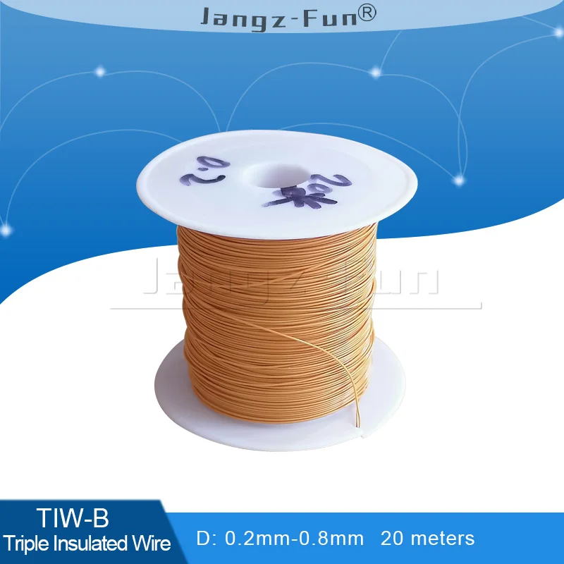 

Медный провод TIW-B с тройной изоляцией 20 м
