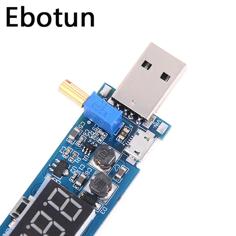 USB повышающий/уменьшающий модуль питания DC-DC 5 В до 3 В/12 Регулируемый понижающий
