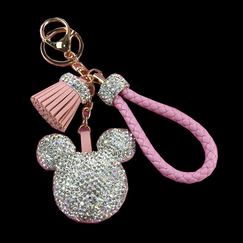 Женский брелок с подвеской в виде Головы Микки|Кольца для ключей| |
