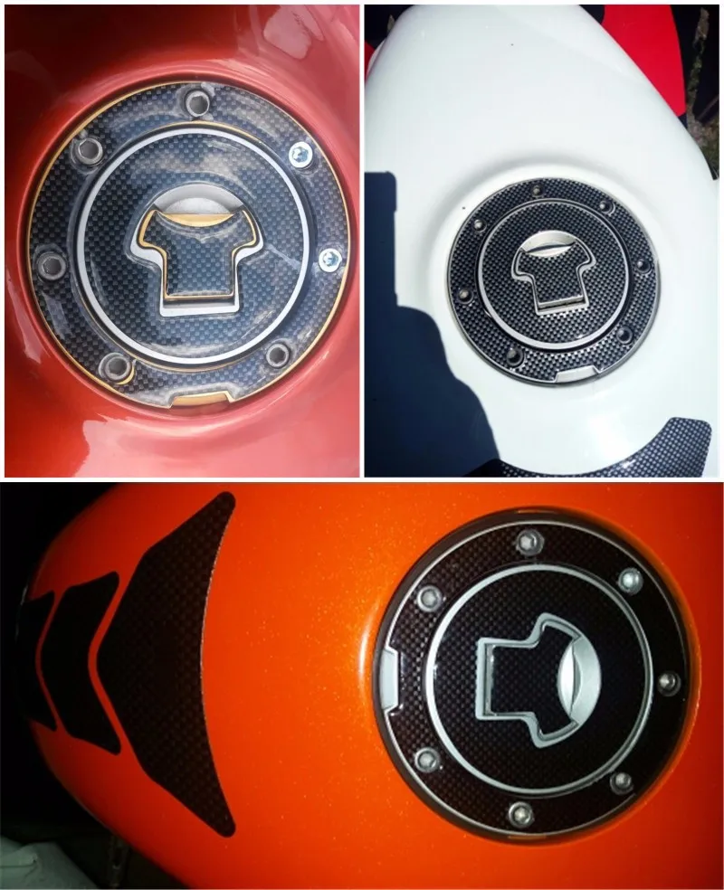 

Motorbike Racing Fiber Fuel Gas Cap Cover Tank Protector Pad Sticker Decal For CBR 600 F2/F3/F4/F4i RVF VFR CB400 CB1300