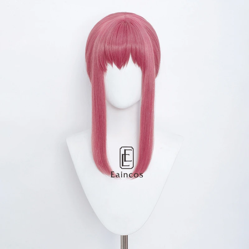 Аниме бензопила человек макима Косплей Хэллоуин парик 70 см Длинные розовые
