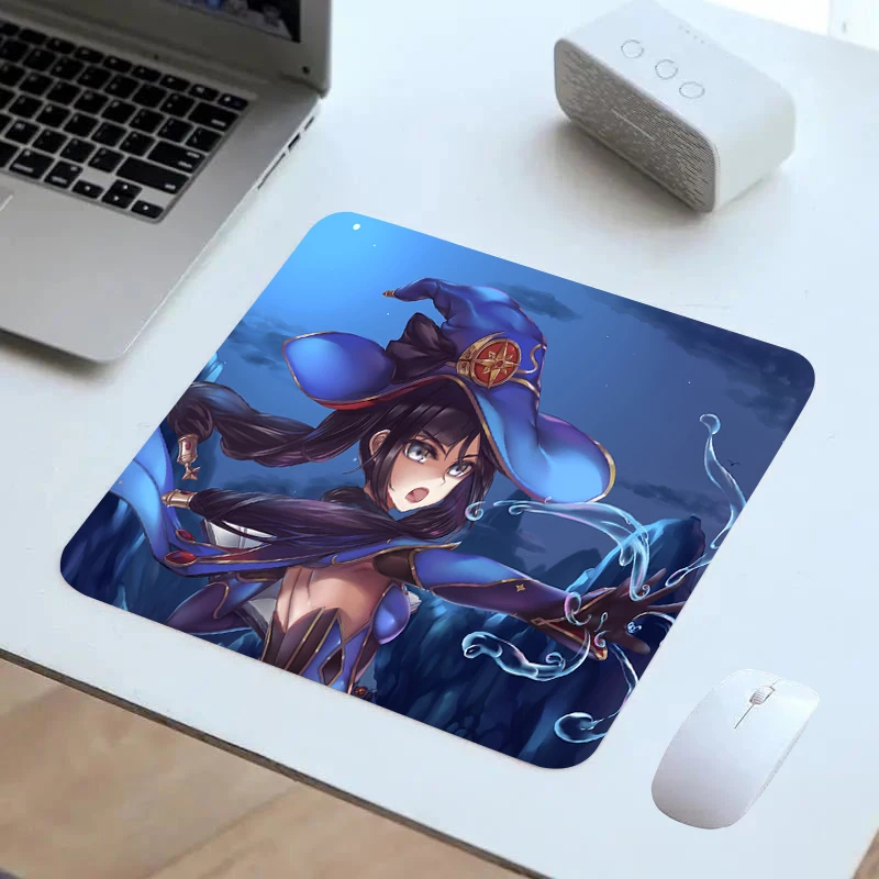 

Genshin Impact Mouse Pad Small Gamer Anti-slip Rubber Gaming Accessories Mousepad Keyboard Laptop Computer Speed Mice Desk Mat