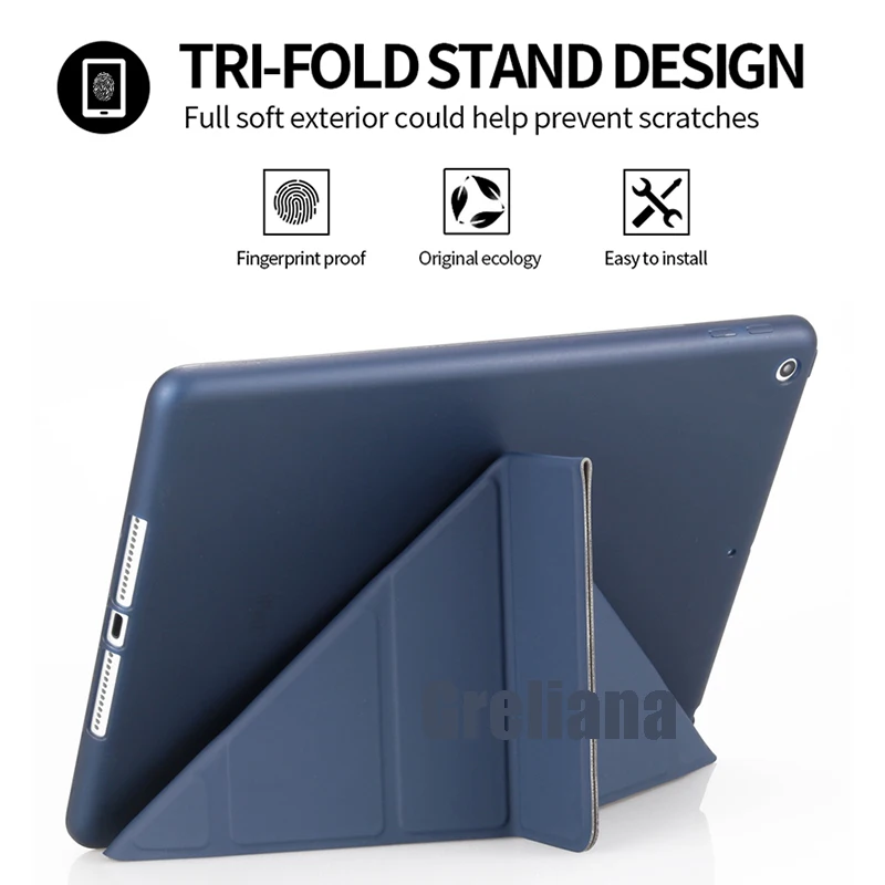 TPU Case for iPad 10.2 Pro 10.5 Air 3 2019 11 2020 Flip Stand Magnet For 9.7 2017 2018 5th 6th Tablet Cover | Компьютеры и офис