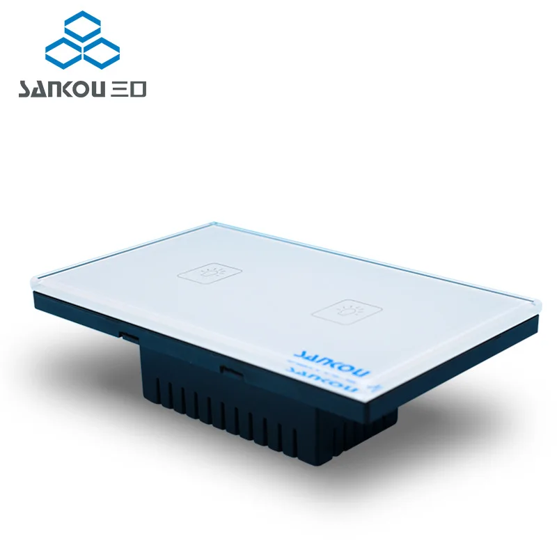 Американский стандарт 118 мм 1/2/3 Gang 2 Way Smart Touch Switch огнестойкая панель переключателя