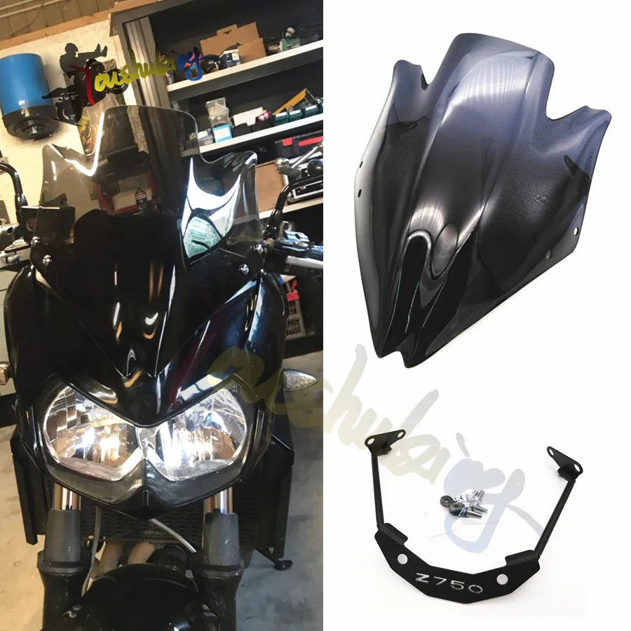 Ветрозащитные дефлекторы для мотоциклов лобовое стекло подходит Z750 Z750R