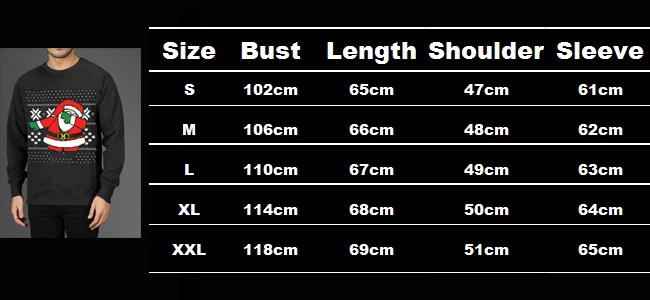 LEH Забавный Санта мужской женский Рождественский свитер Топы джемпер Дед Мороз