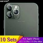 10 комплектов для Apple iPhone 11 Pro 11Pro Max Защитная крышка для объектива задней камеры мягкое Закаленное стекло Защитная пленка