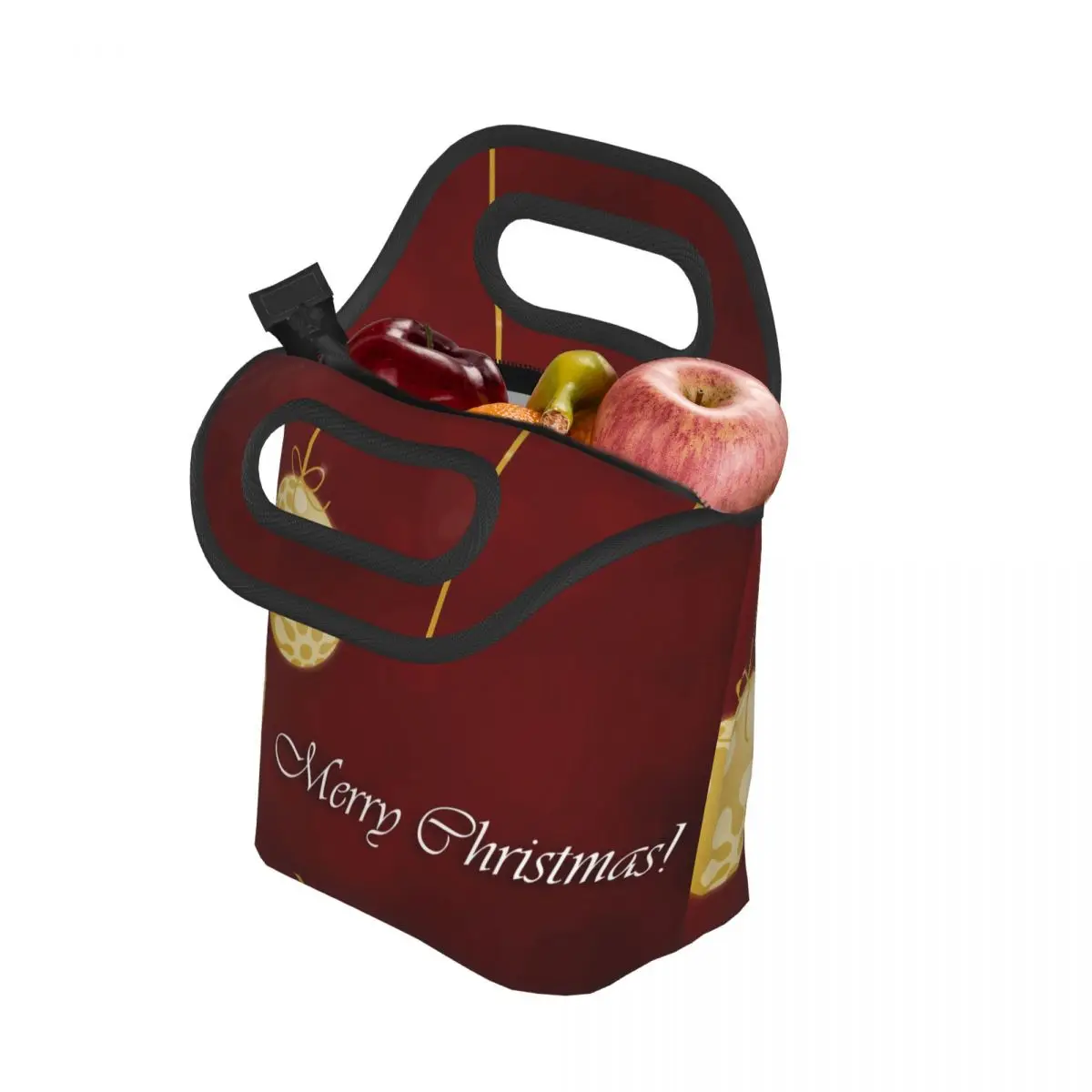 

Рождественская открытка Счастливого Рождества унисекс сумка для ланча