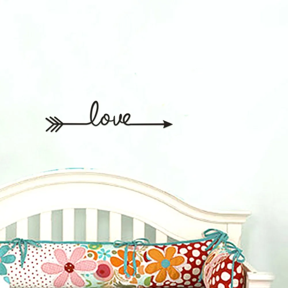 Романтическая любовь стрелка Наклейка на стену гостиная фон для украшения дома