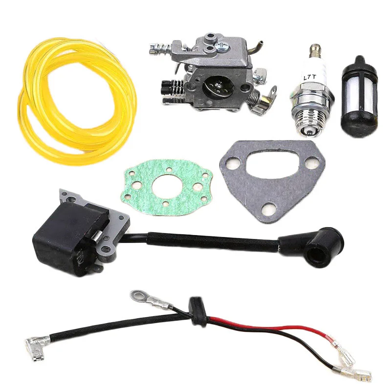 

For Husqvarna Carburetor kit 136 137 141 Chainsaw Ignition Coil Carb Gasket