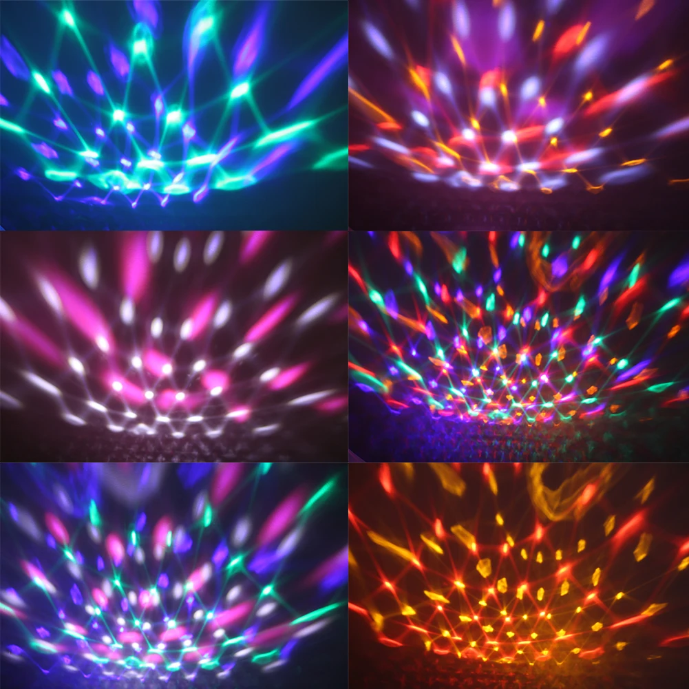 

Romantic LED Laser Light Colorful Party Projector Light USB DJ Stage Effect Lamp Effect Lighting Lamp Bulb Party