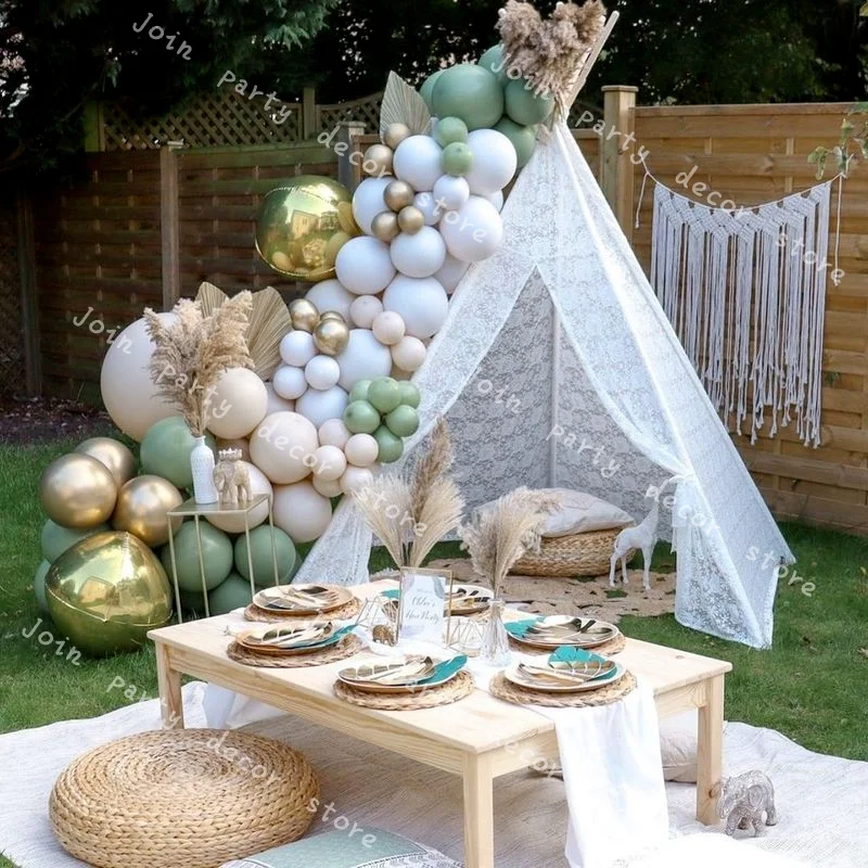 

Гелиевые воздушные шары «сделай сам» для будущей матери, зеленые воздушные шары, гирлянда, желтые шары 4D, набор для украшения свадьбы, дня ро...