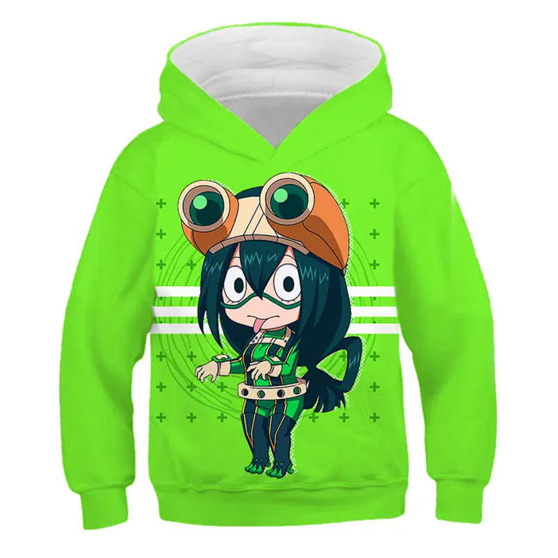 

My hero academy Hoodies 2020 Spring Baby Girls Long kids polyester Casual Sweatshirt Kid Loose Outerwear winter hot sale Clothes