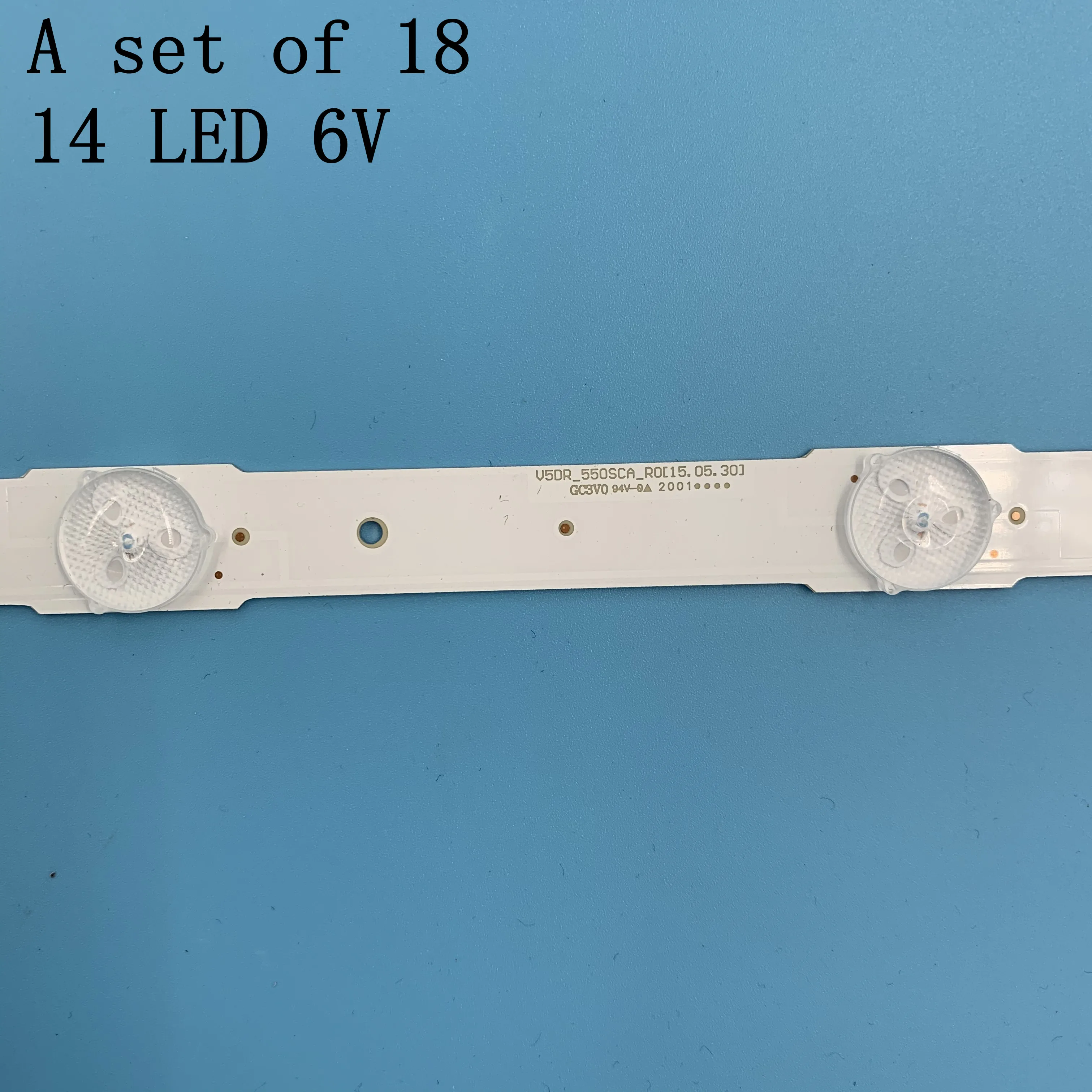 Новинка 18 шт./компл. светодиодный полоска для Samsung UE55JU6800 UE55JU6800K V5DR_550SCA_R0 V5DR_550SCB_R0