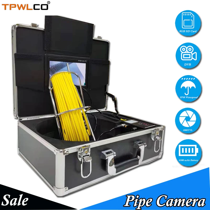 Камера для бурения скважин диаметром 6 5 мм с светодиодами и кабелем 20 м