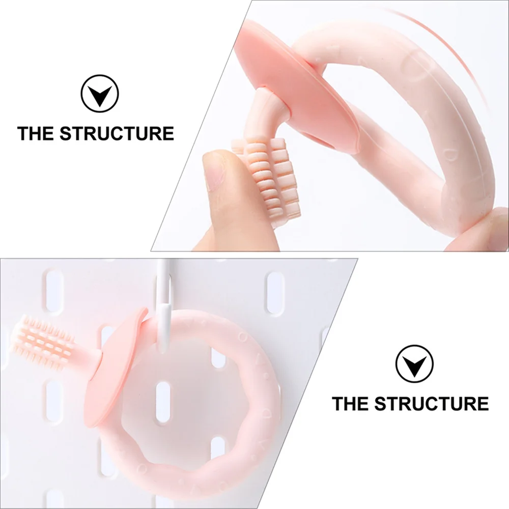 

Toothbrush Shape Teether Natural Baby Teether Smooth Surface Baby Teether