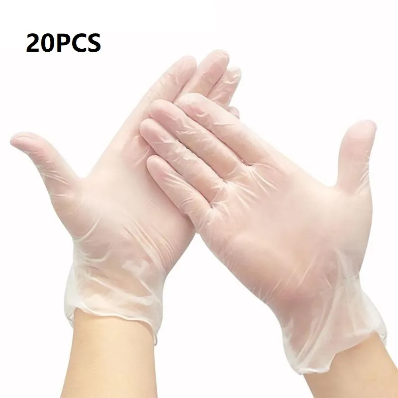 

100PCS Disposable nitrile Latex Rubber Gloves Food Grade Waterproof Disposable Work Safety Gloves Nitrile Gloves Kitchen