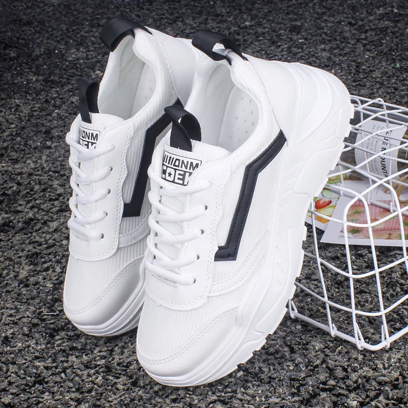 

Casual Shoes Women Chunky Sneakers Fashion Dad Shoes For Women Spring Autumn White Black Shoes Chunky Sneaker Vulcanize Shoes