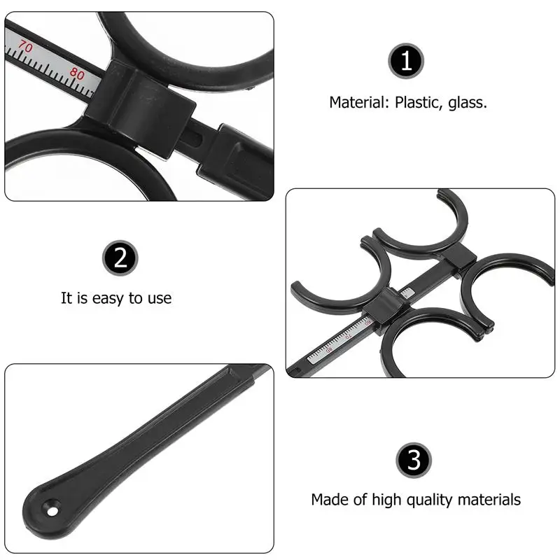 Регулируемый Оптический оптометрический флип-объектив типа Вставка пластиковая