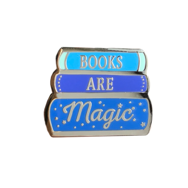 

Badge For Backpack Hard Enamel Blue Rabbit Gold Metal Students Lapel Pin Cute Animal Brooch 1.5inch