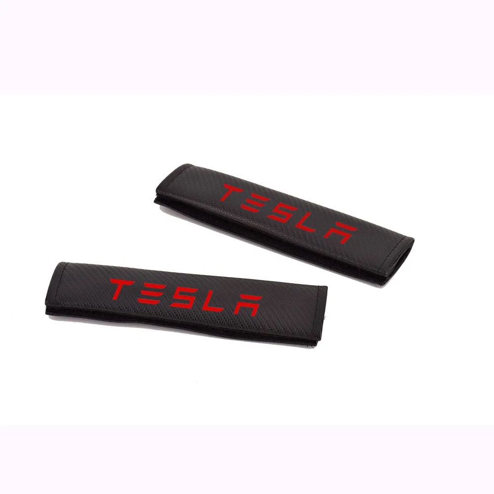 Для Tesla Model 3 модель S X 2 шт. искусственная кожа текстура из углеродного волокна