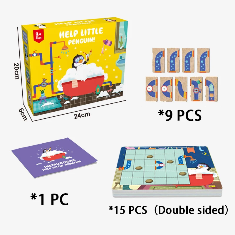 Детская Игра-лабиринт - Логическая Головоломка Развивающая Игрушка Для