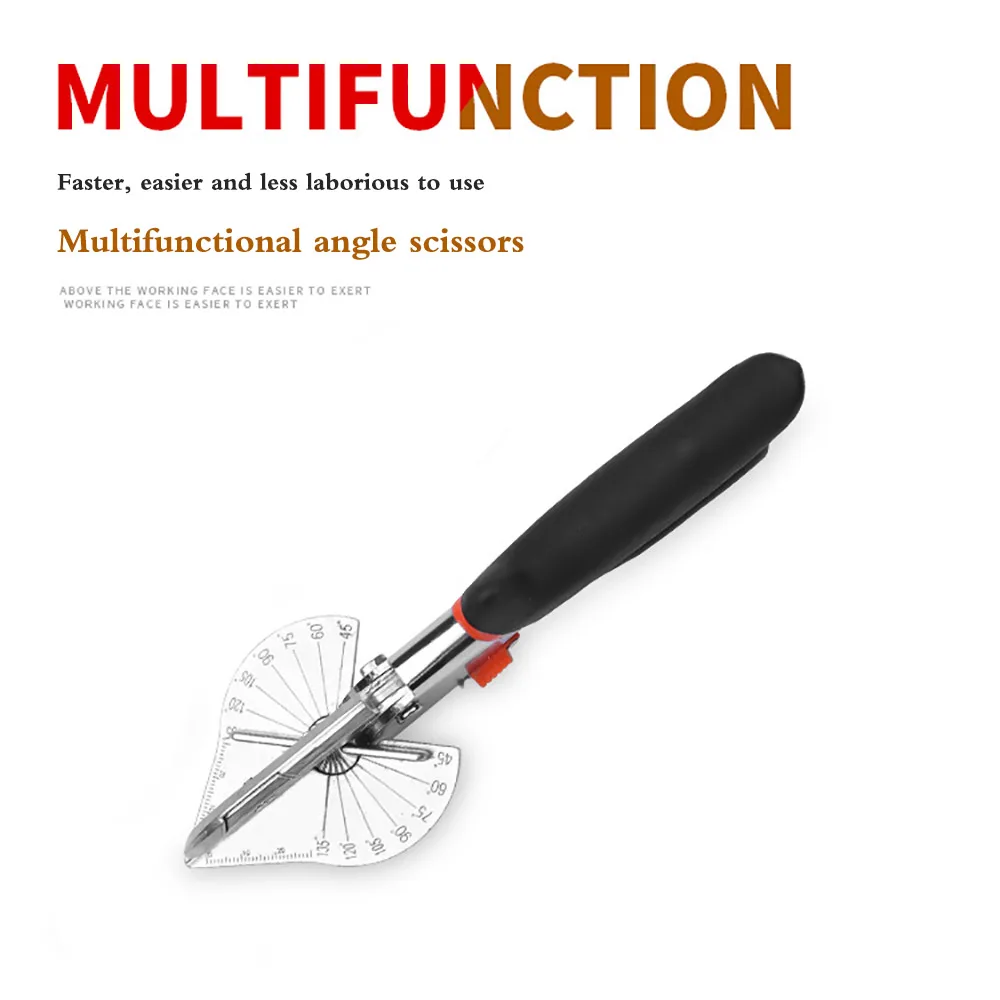 Ножницы для коробов и каналов оранжевый прочный ясным масштабом стальное лезвие