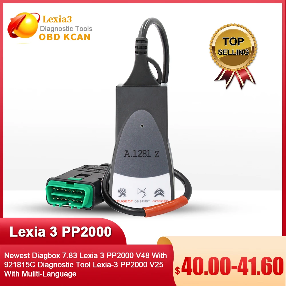 Новейший диагностический инструмент Diagbox 7 83 Lexia 3 PP2000 V48 с диагностическим
