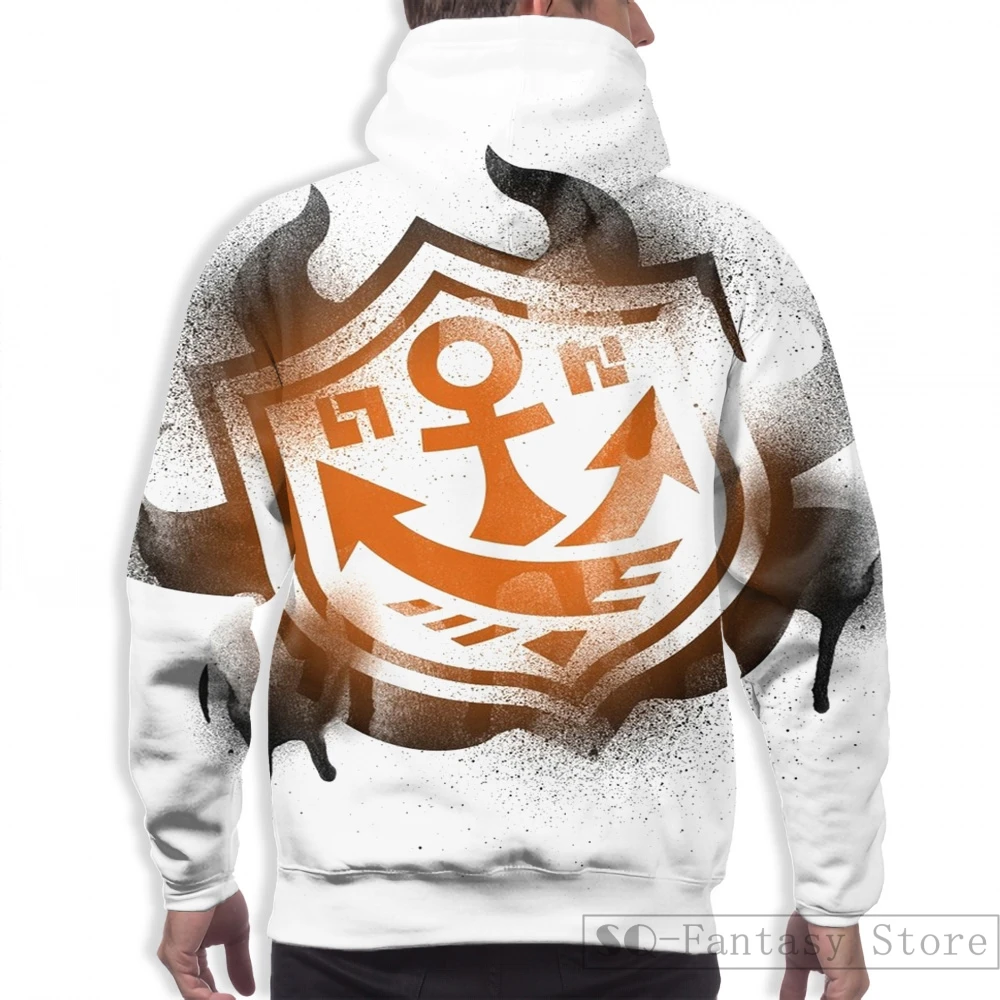 Женская Повседневная Толстовка с капюшоном и принтом знаков битвы | Мужская