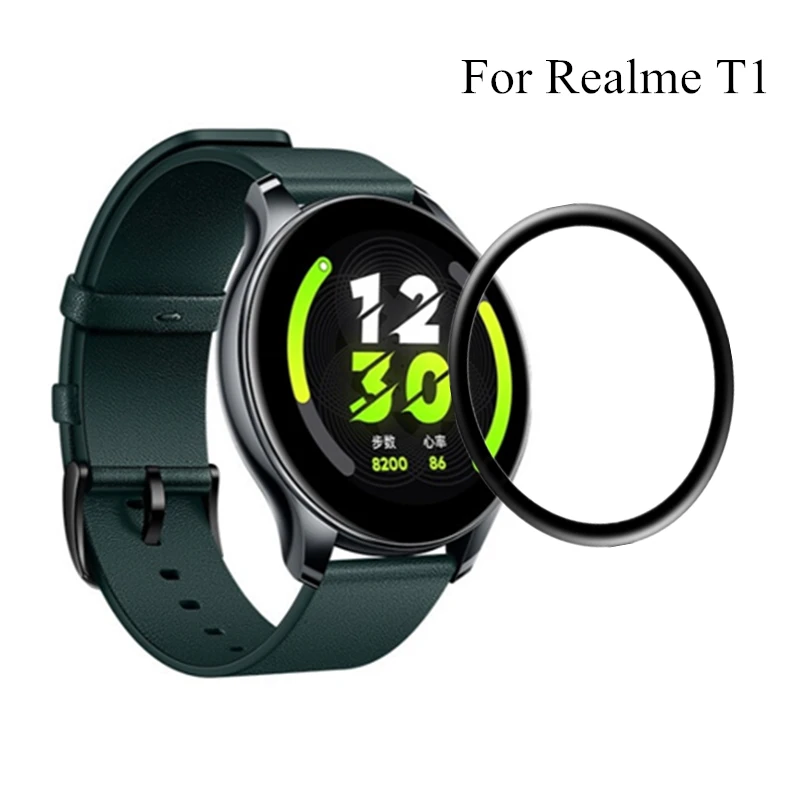 

1/2/5PCS 3D Soft Protective Film For Realme T1 SmartWatch Screen Protector Curved FiberGlass For Realme Watch T1 Cover Not Glass