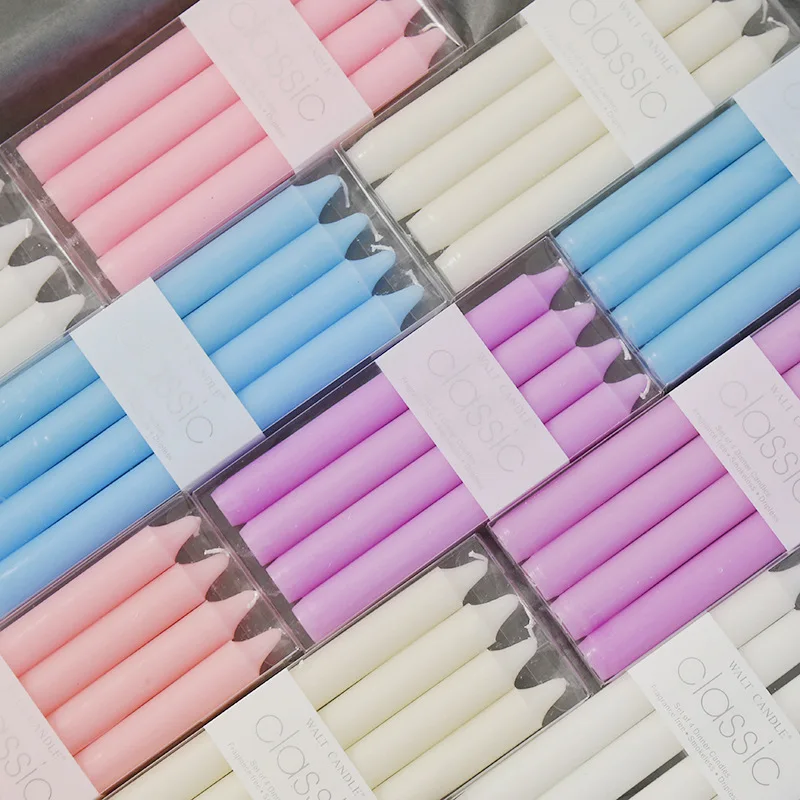 Европейская классическая свеча для ужина при свечах длинная ручной работы