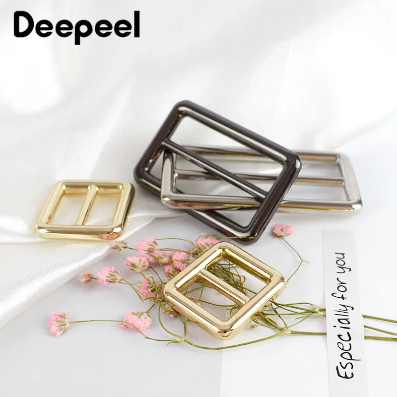 Deepeel10/30 шт. 16 50 мм трехскользящие пряжки Регулируемая металлическая пряжка кольцо
