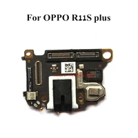 original headphone jack connector for oppo r11s plus audio output earphone jack with microphone flex cable replacement parts