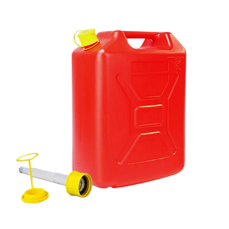 1.32/2.64/5.28 Gallon 5/10/20L RedPlastic Red Fuel Gas Can Anti-Static Container Thickened Gasoline Safety Petrol Storage | Автомобили и