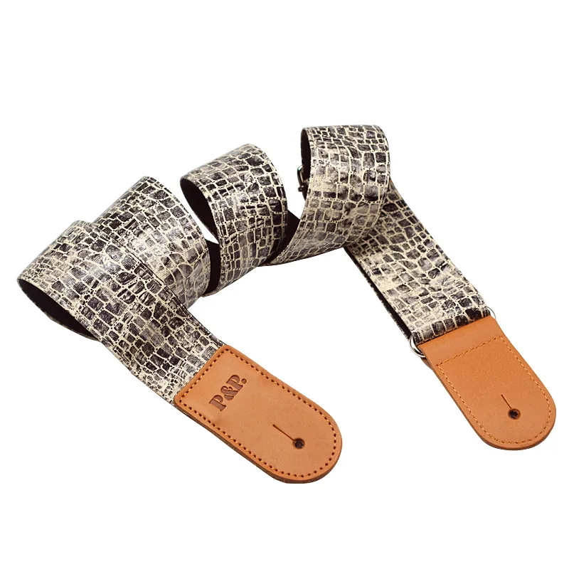 

Guitar Strap Leather Guitar Strap PU Leather or Acoustic Electric Guitar and Bass Instrument Accessories Guitar Accessories