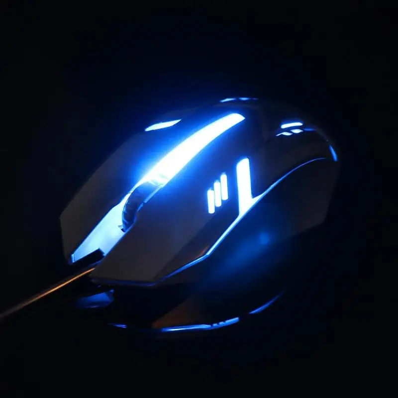 1200DPI RGB проводная мышь прочная 3 Кнопки оптическая USB легкая игровая маленькие