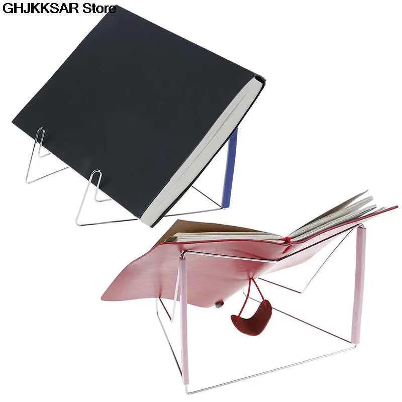 Прочный Компактный складной держатель из нержавеющей стали для планшета книги