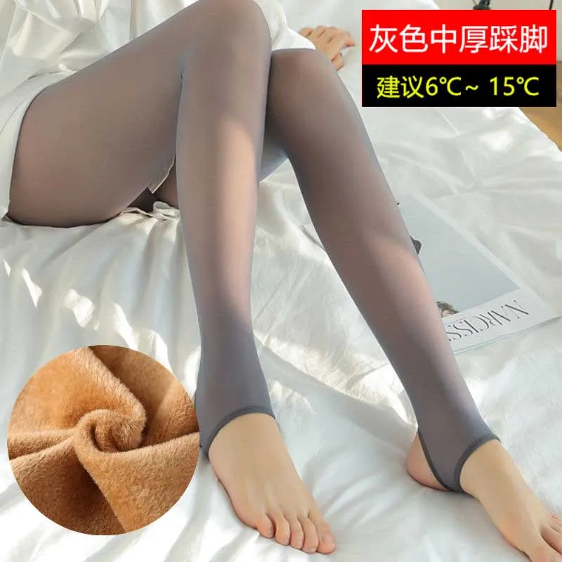 Лидер продаж 2020 модные женские теплые флисовые зимние тянущиеся леггинсы тонкие
